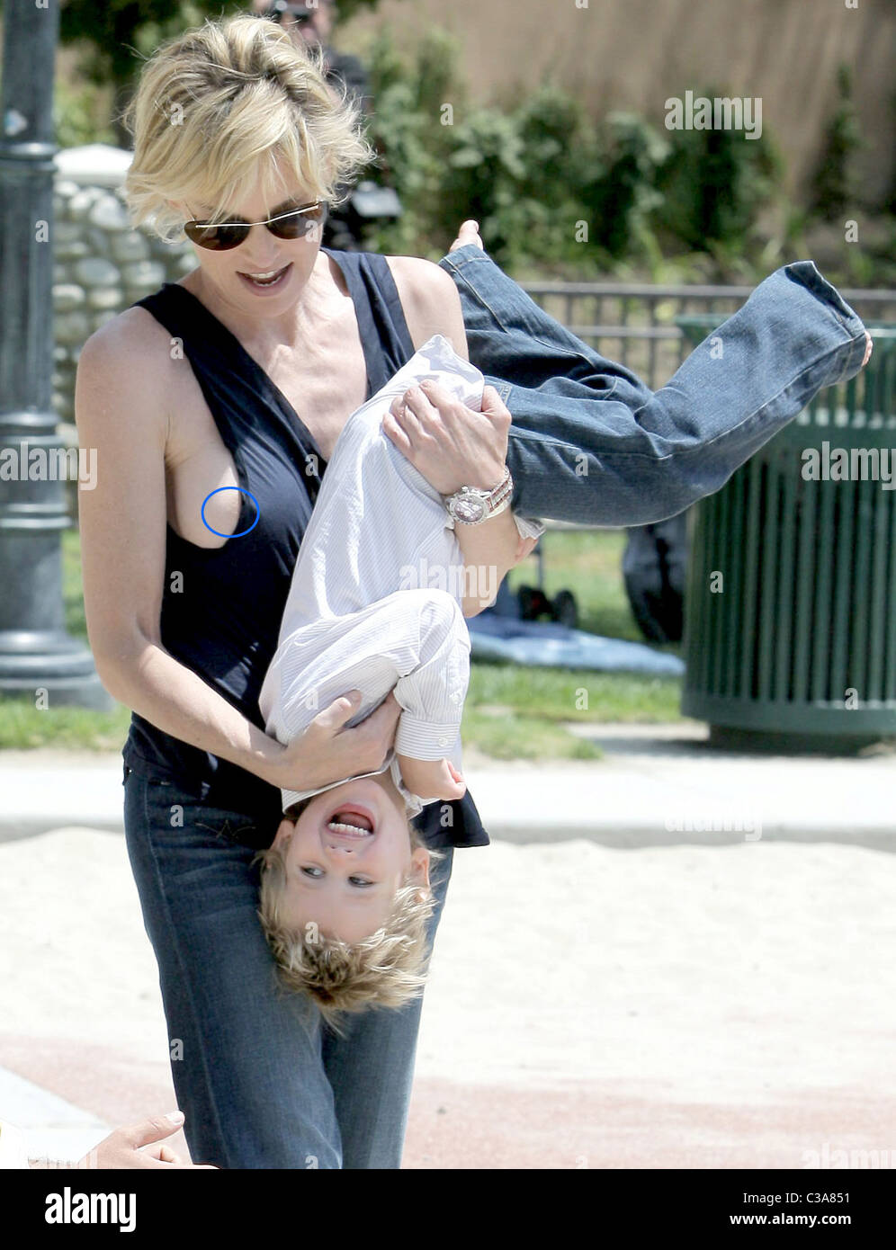 Sharon stone nipple