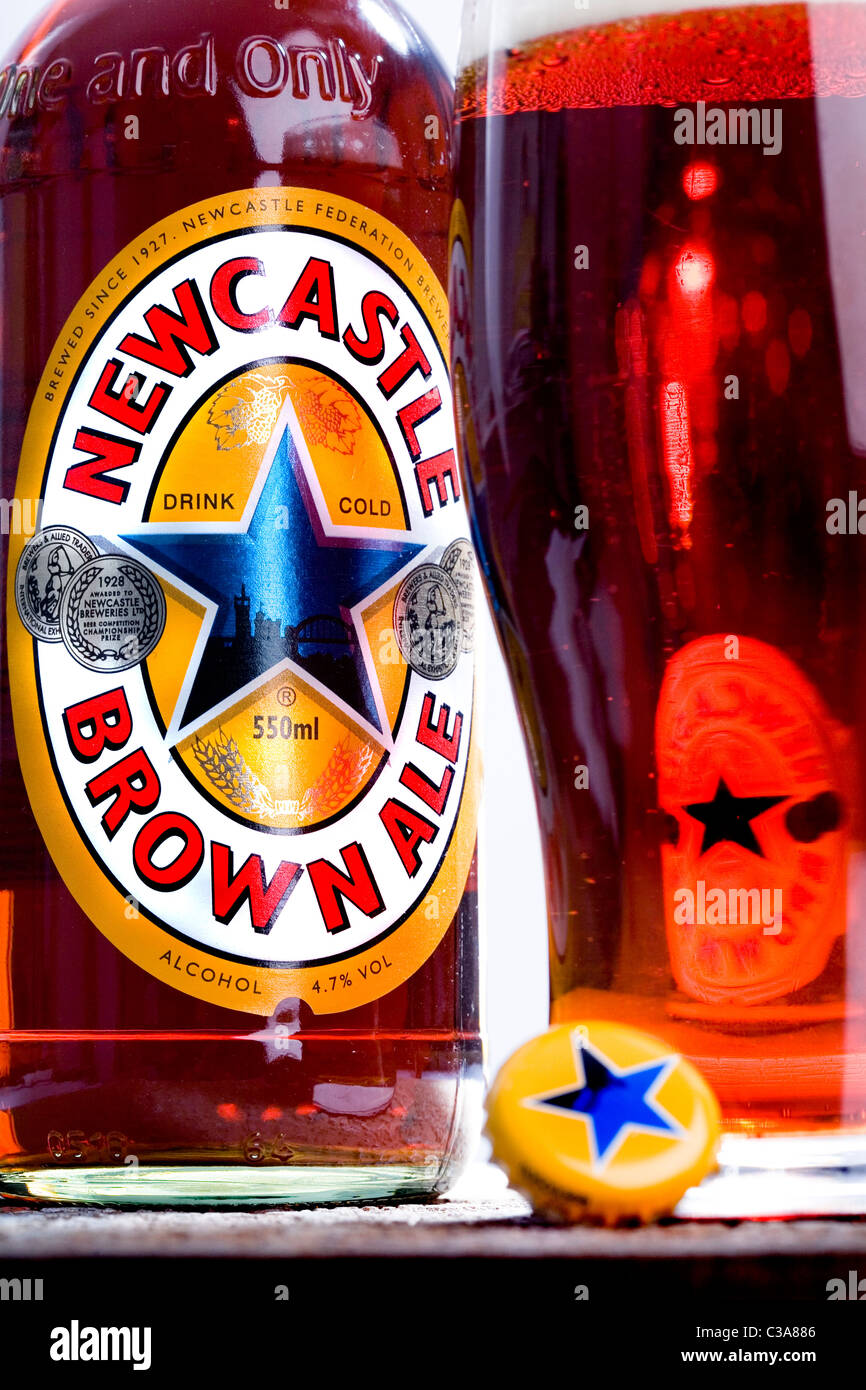 Illustrative image of Newcastle Brown ale Stock Photo Alamy