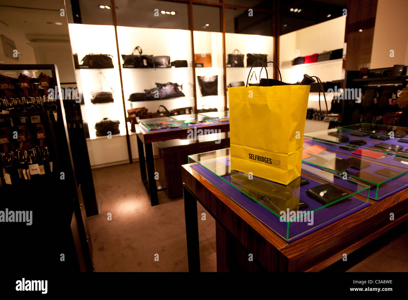 The mens accessories department store in Selfridges Stock Photo Alamy