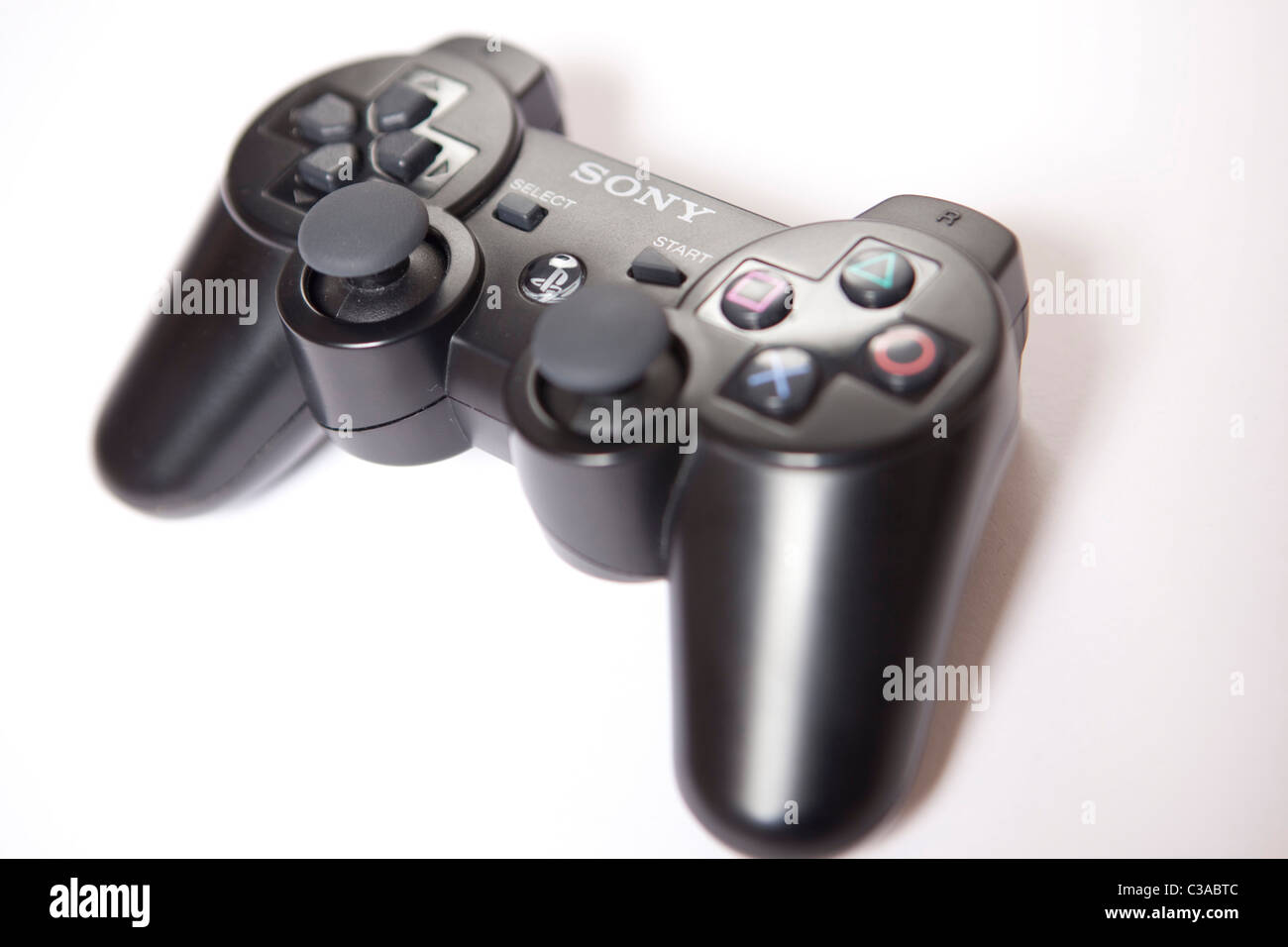 Illustraitve image of the Sony Playstation 3 controller. Stock Photo