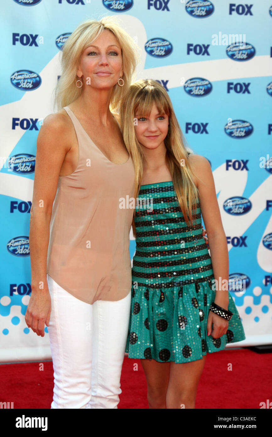 Heather Locklear and Ava Sambora The American Idol Season 8 Finale held