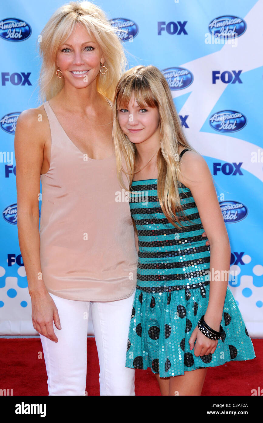 Heather Locklear And Daughter Ava Sambora The American Idol Season 8 Finale Held At The Nokia 