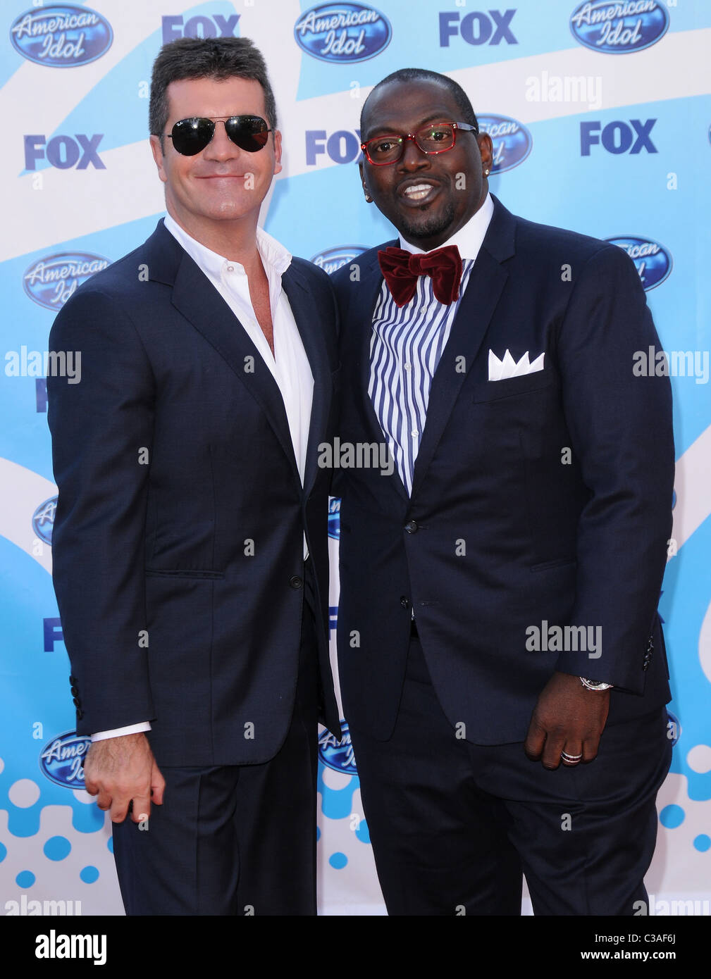 Simon Cowell, Randy Jackson The American Idol Season 8 Finale held at