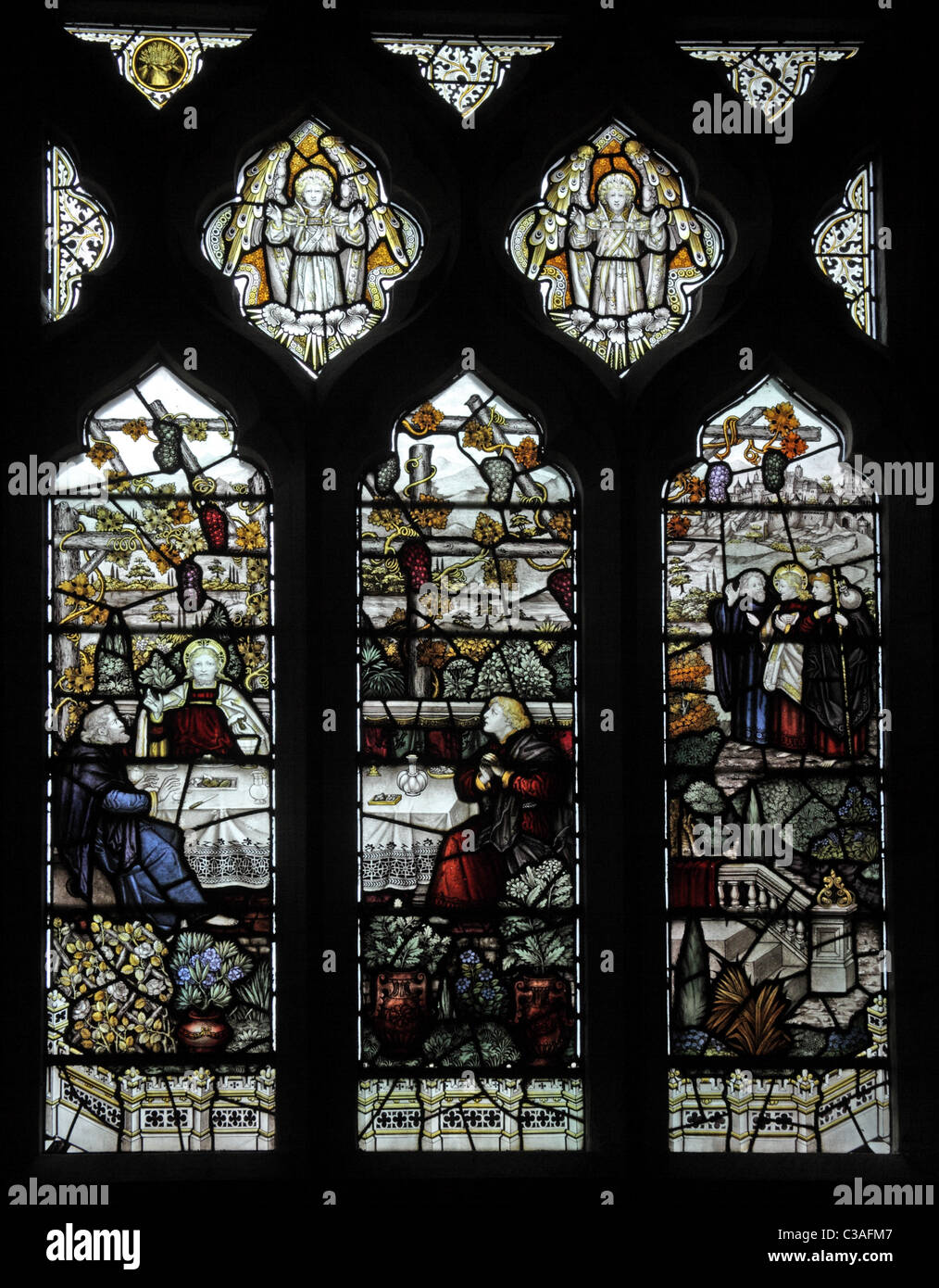 A Stained Glass Window By The Kempe Studios, St Mary's Church 