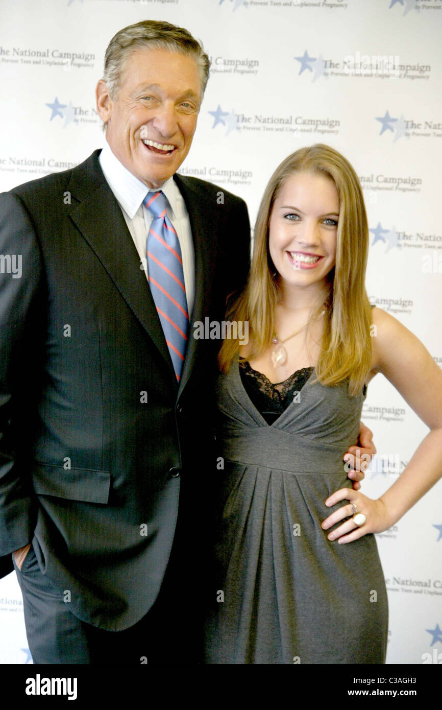 Maury Povich and Kristen Alderson 'The National Campaign to Prevent Teen and Unplanned Pregnancy' held a forum to examine why Stock Photo