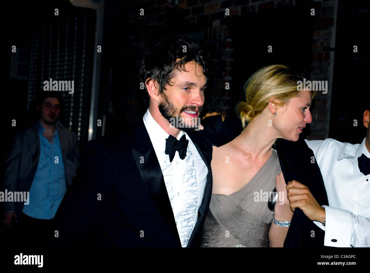 Hugh Dancy and Claire Danes leaving The Marc Jacobs Met Costume Gala  After-Party at Monkey Bar where she had a nipple slip New Stock Photo -  Alamy