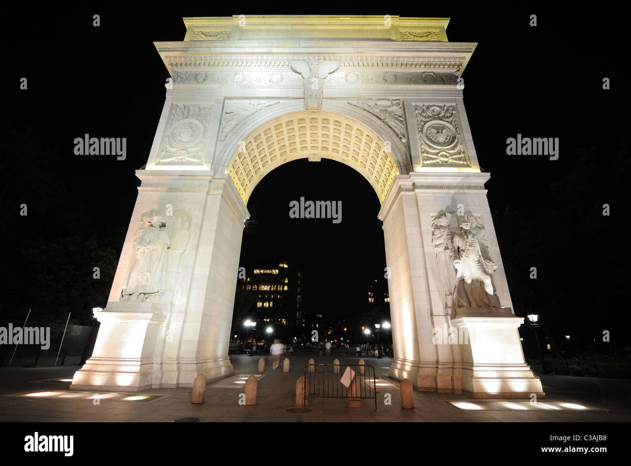 Washington Square Arch. Stock Photo
