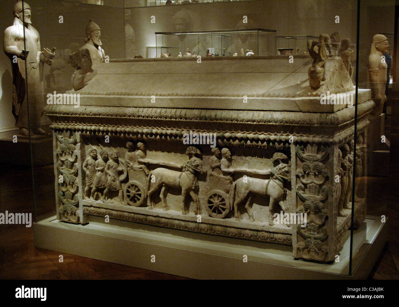 Phoenician Art Cyprus Amathus Sarcophagus Hi res Stock Photography And 
