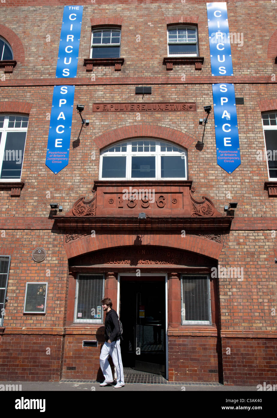 The Circus Space in Hoxton, London, offer the only university degree in circus in the UK Stock Photo