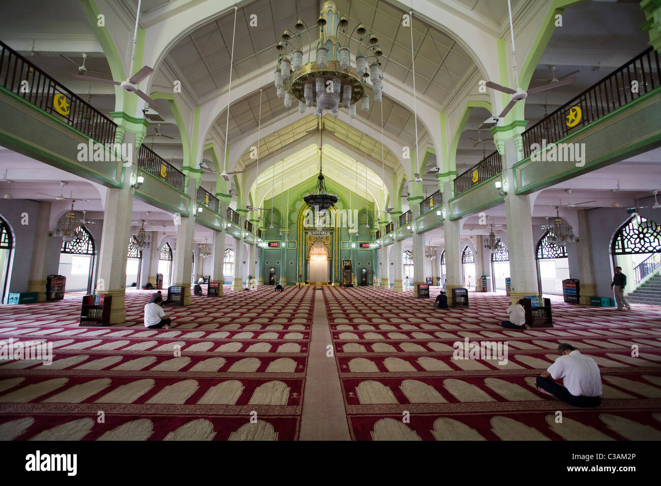 Inside a mosque Stock Photo Alamy