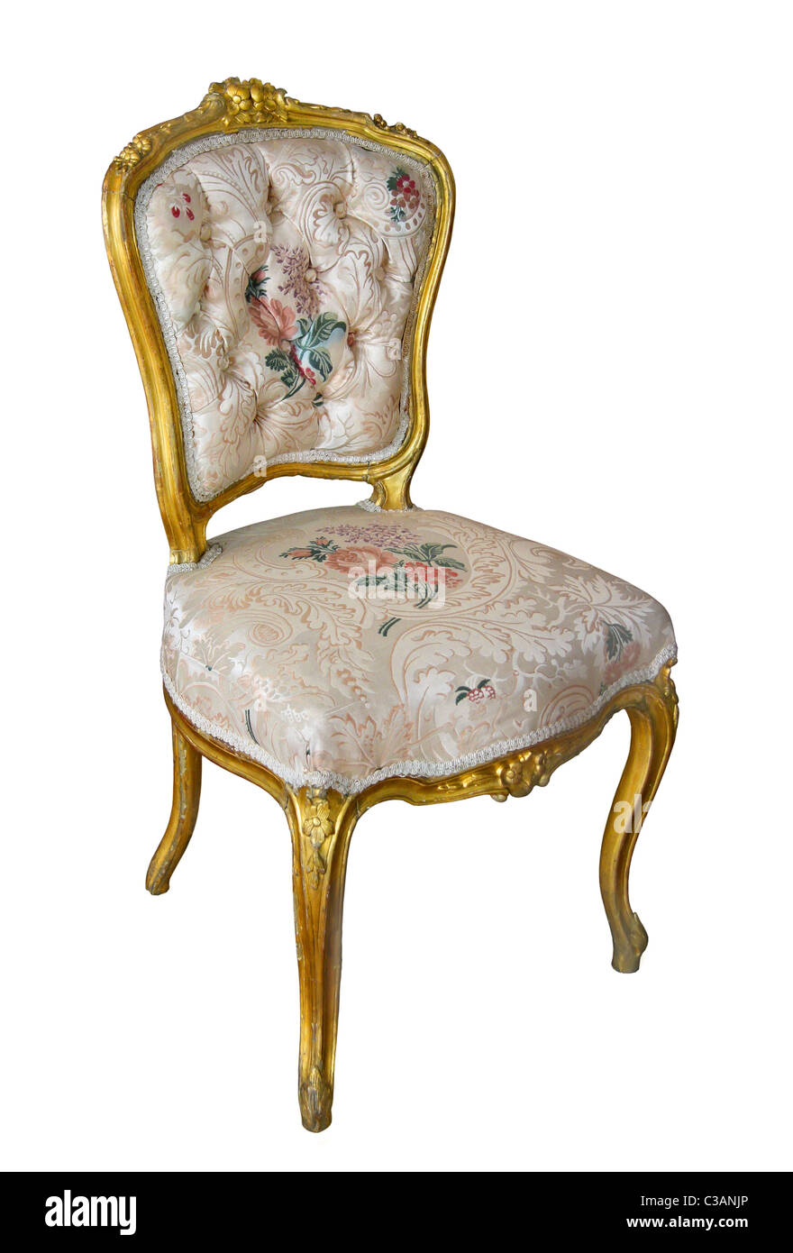 Vintage chair in baroque style Stock Photo