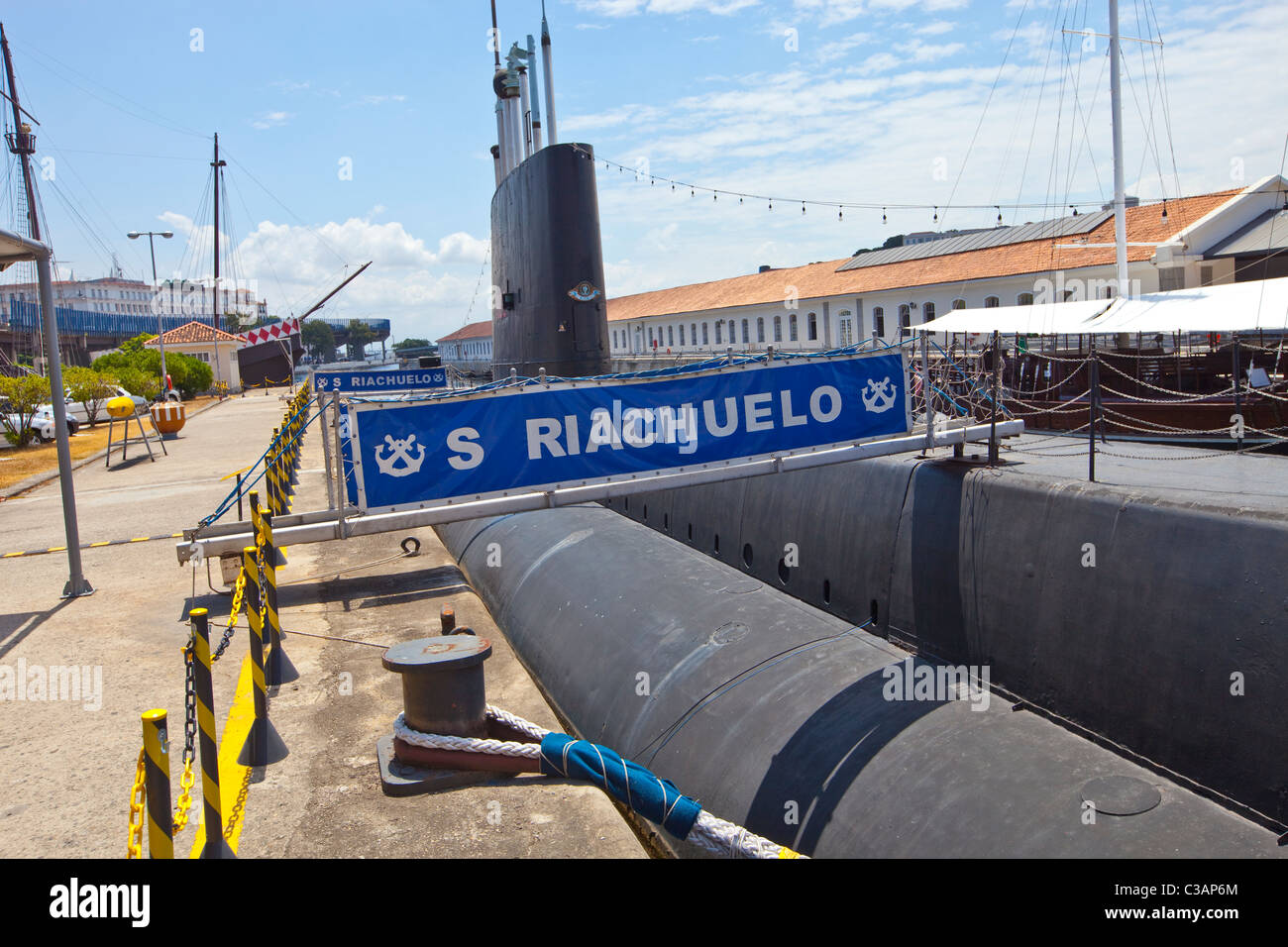 Submarine Riachuelo, Naval Museum, Capitania dos Portos do Rio de Janeiro, Rio de Janeiro, Brazil Stock Photo