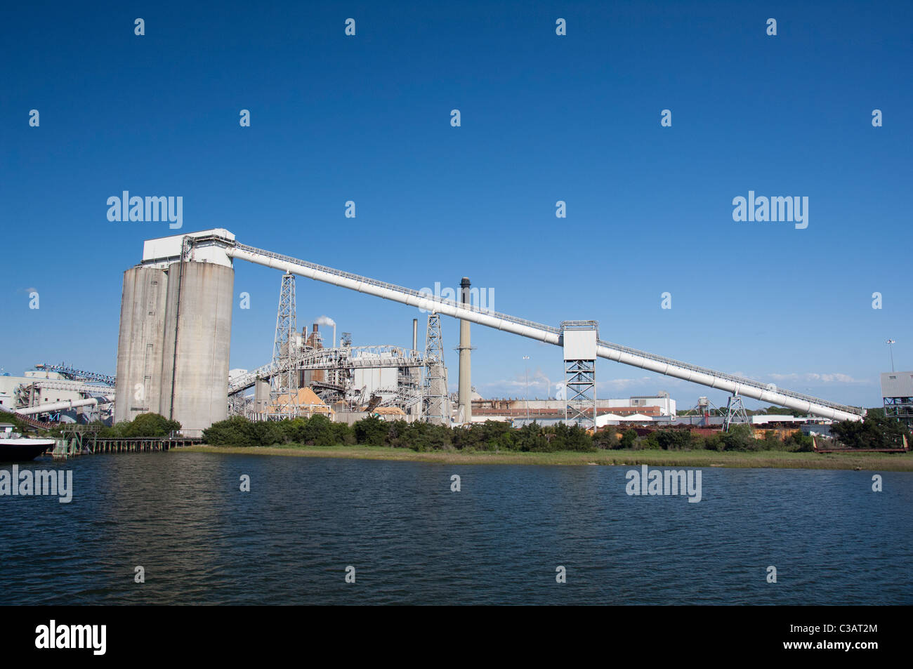 Florida, Amelia Island, Fernandina Beach. Paper Mill Stock Photo Alamy