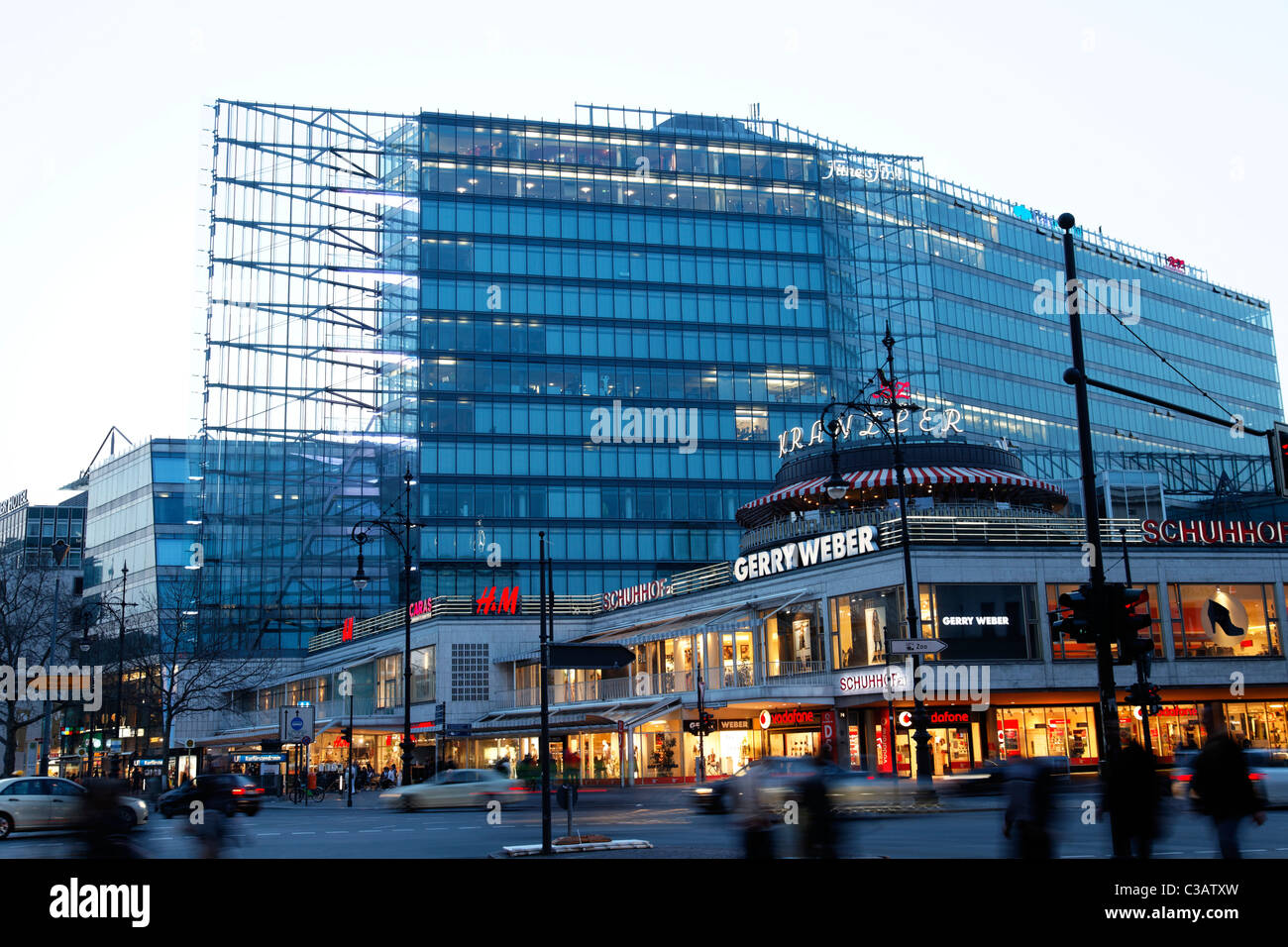 125 years 2011 anniversary Berlin birthday boulevard building exterior Bundesrepublik Deutschland capital cities Charlottenburg- Stock Photo