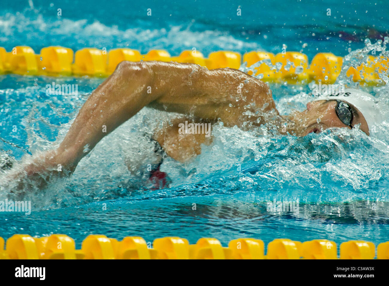 Michael Phelps USA competing in the swimming competition at the 2008