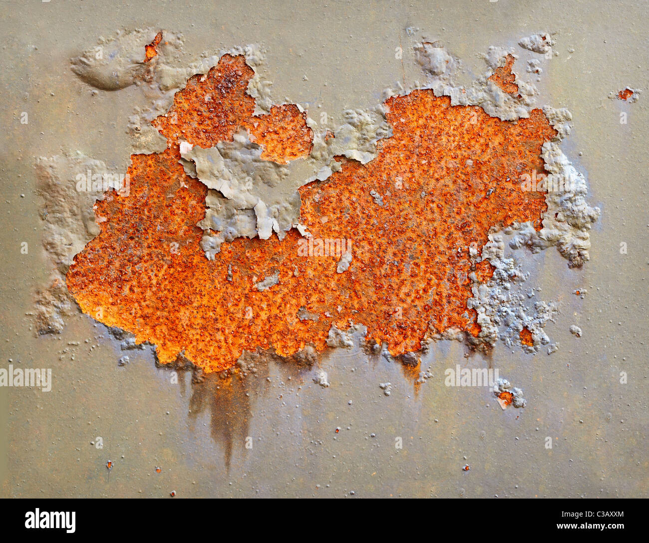 Flash rusting on the surface of the iron wall Stock Photo Alamy