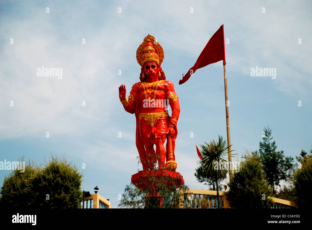 Statue of Lord Hanuman Stock Photo - Alamy