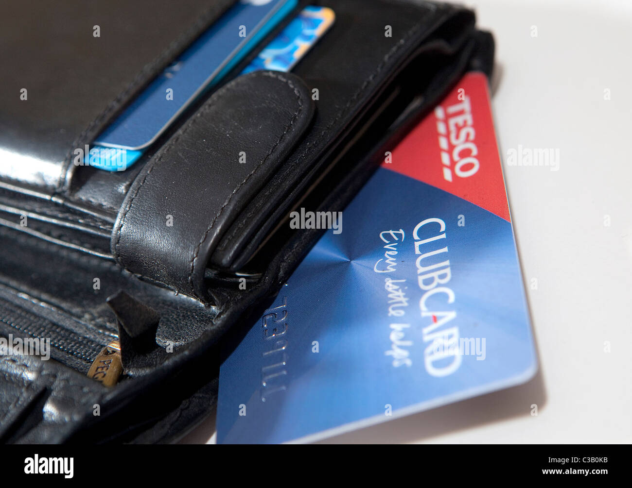 Illustrative image of a Tesco Clubcard Stock Photo