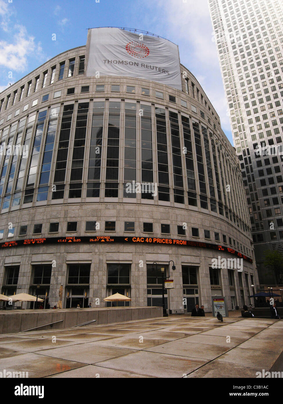 Thomson Reuters Building in London. Stock Photo