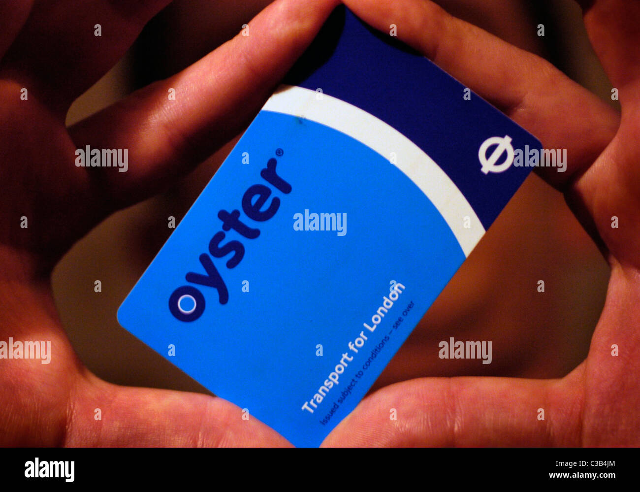 Illustrative image of a Transport for London Oyster card Stock Photo