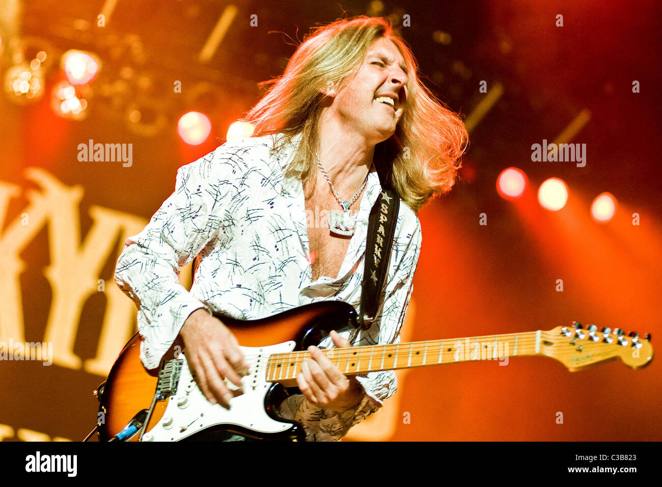 Mark Matejka of Lynyrd Skynyrd perform live at the Glasgow Clyde ...