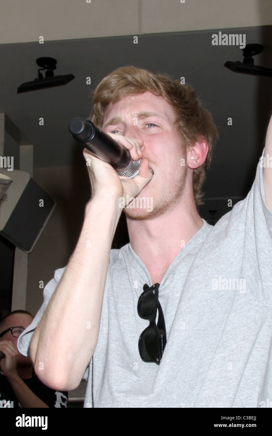 Asher Roth performs live poolside at Wet Republic at MGM Grand Resort ...