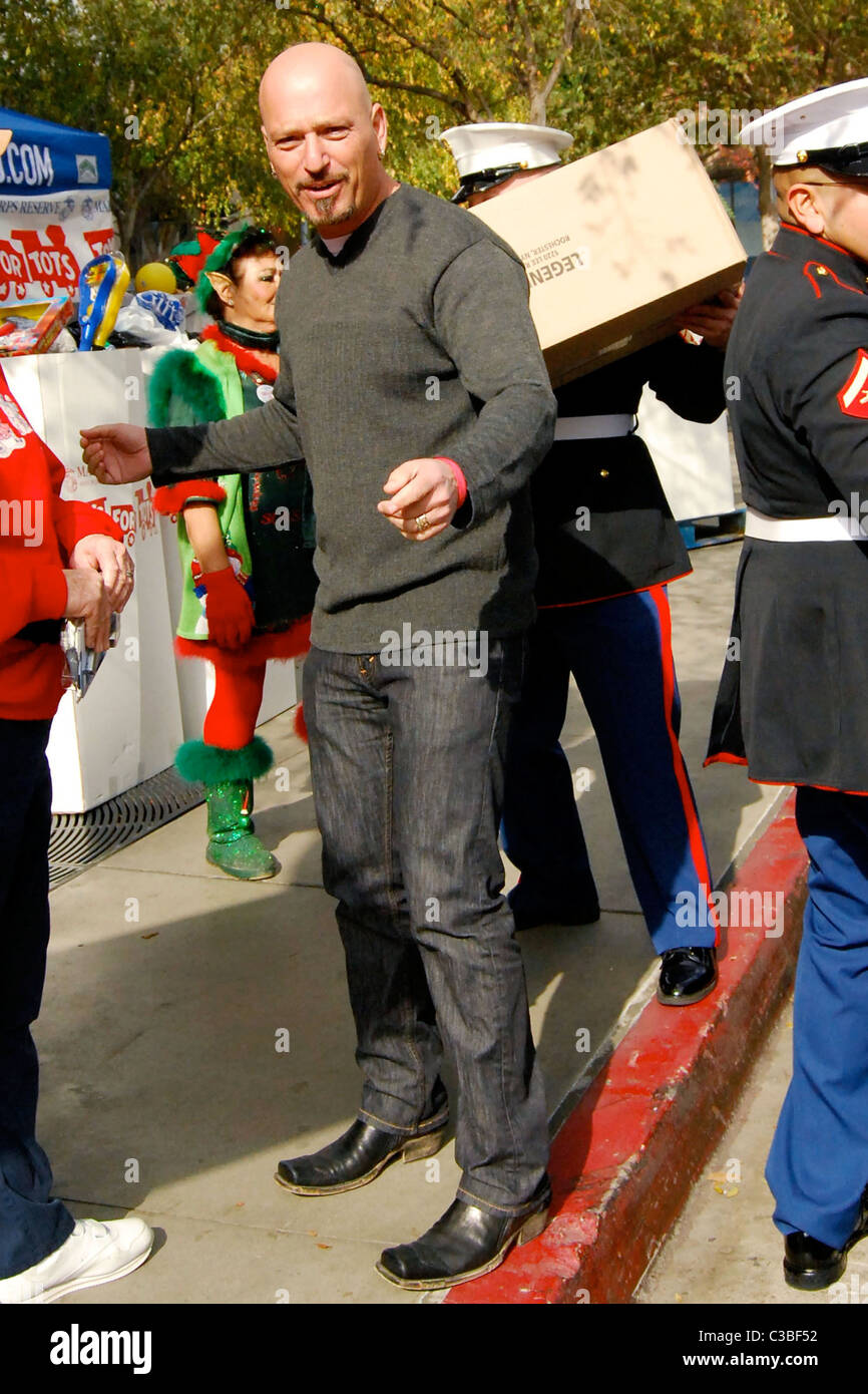 Deal Or No Deal' host Howie Mandel helps out at Toys For Tots Campaign KNSD's annual Toy Drive at NBC studios San Diego, Stock Photo