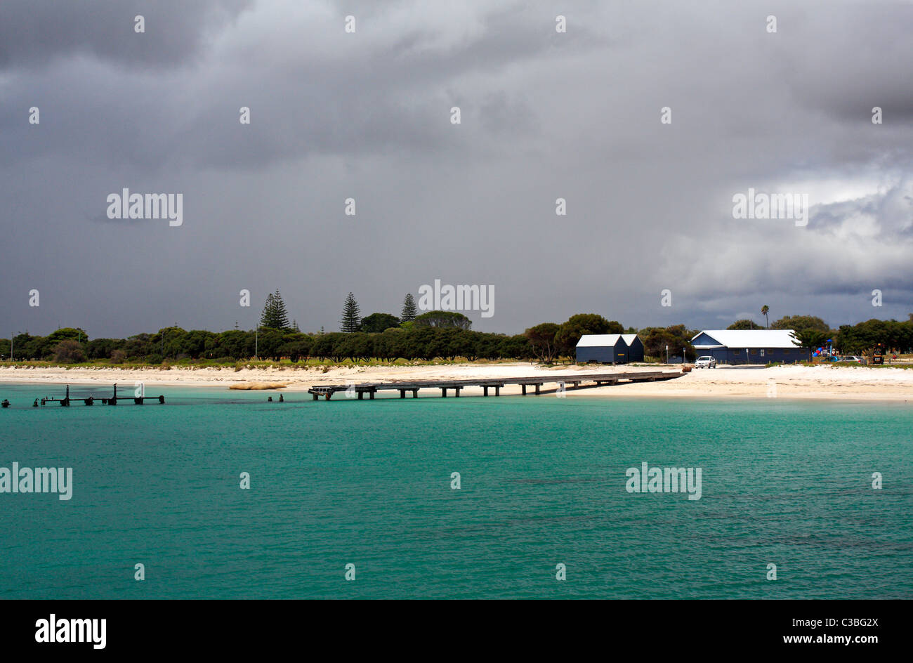 Busselton Shoreline Western Australia Stock Photo Alamy