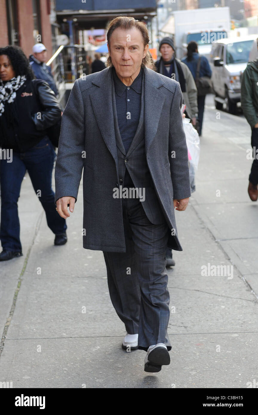 Harvey Keitel on the set for 'Life On Mars' filming at Manhattan's East Village New York City