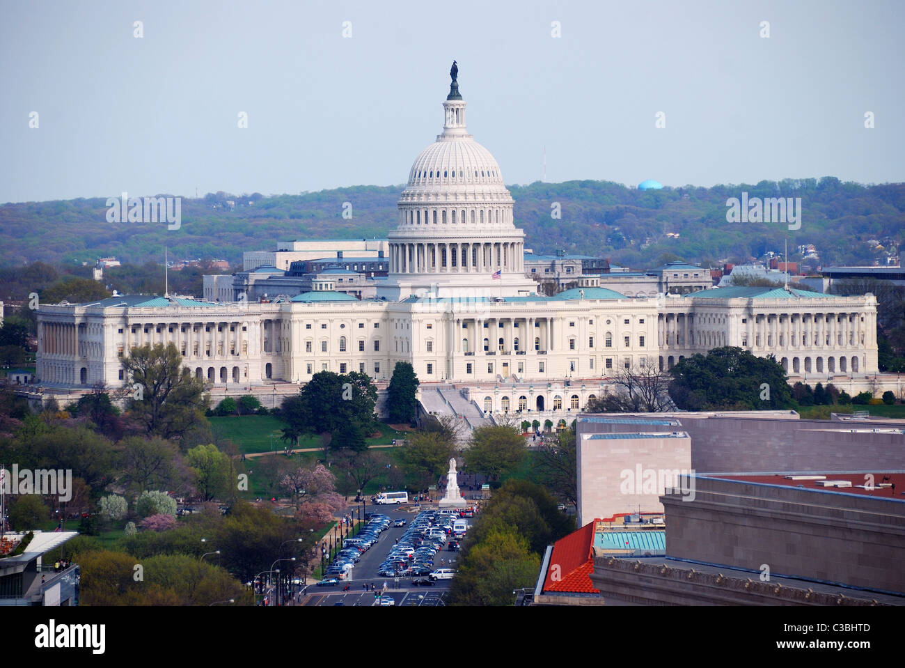 Capitol Hill building in Washington DC Stock Photo