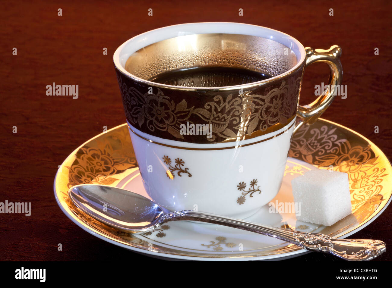 Elegant Cup And Saucer Of Espresso Stock Photo Alamy Elegant Cup And Saucer Of Espresso Stock Photo Alamy
