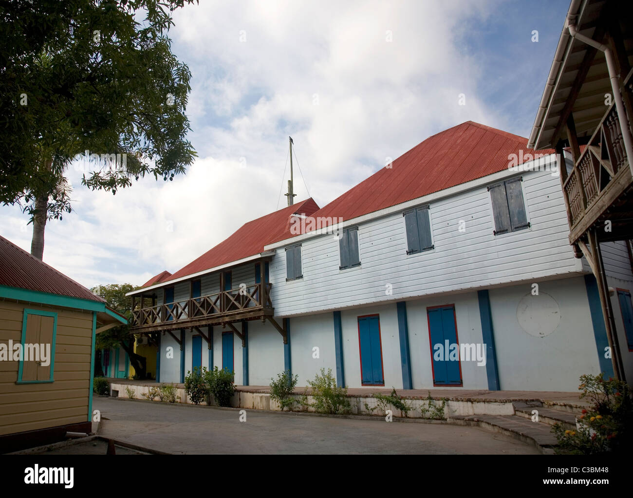 Antigua Redcliffe Quay Buildings / closed shops Stock Photo Alamy