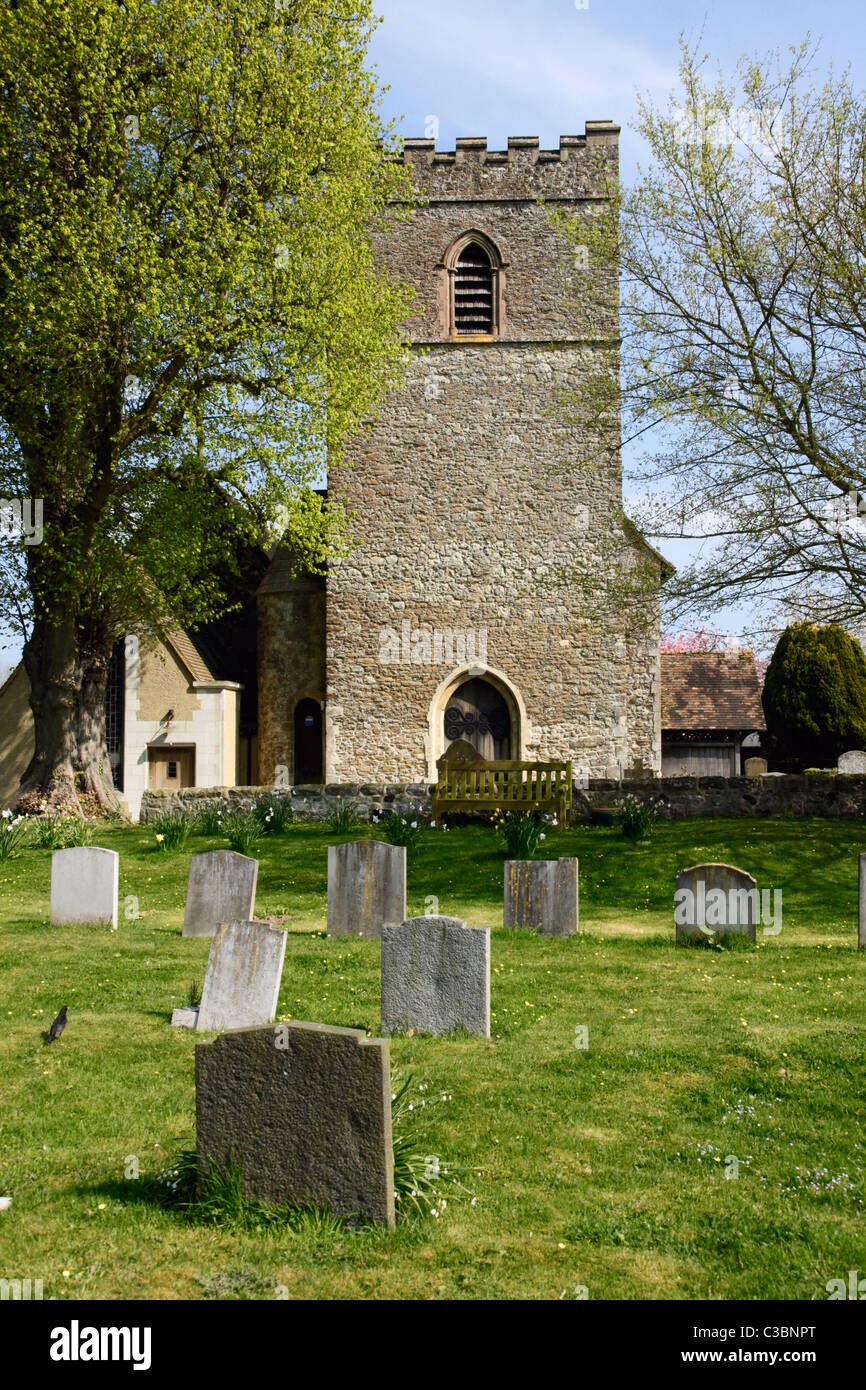 Church of St Peter and St Paul Saltwood Hythe Kent Stock Photo