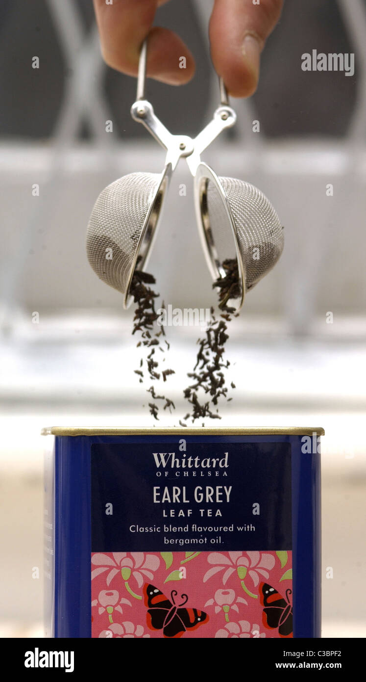 illustrative image of Whittard, the tea company. Stock Photo