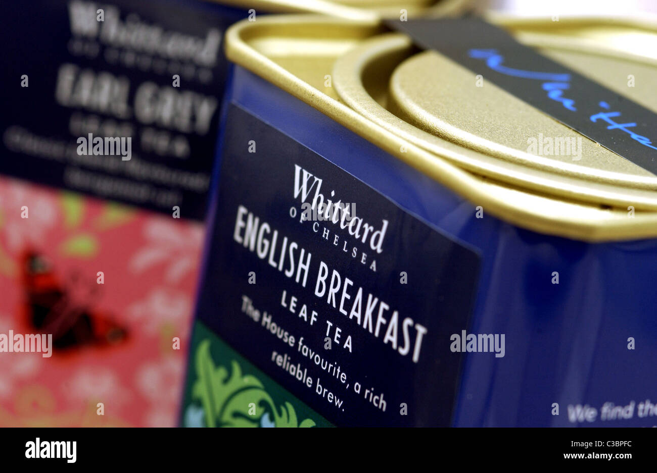 illustrative image of Whittard, the tea company. Stock Photo