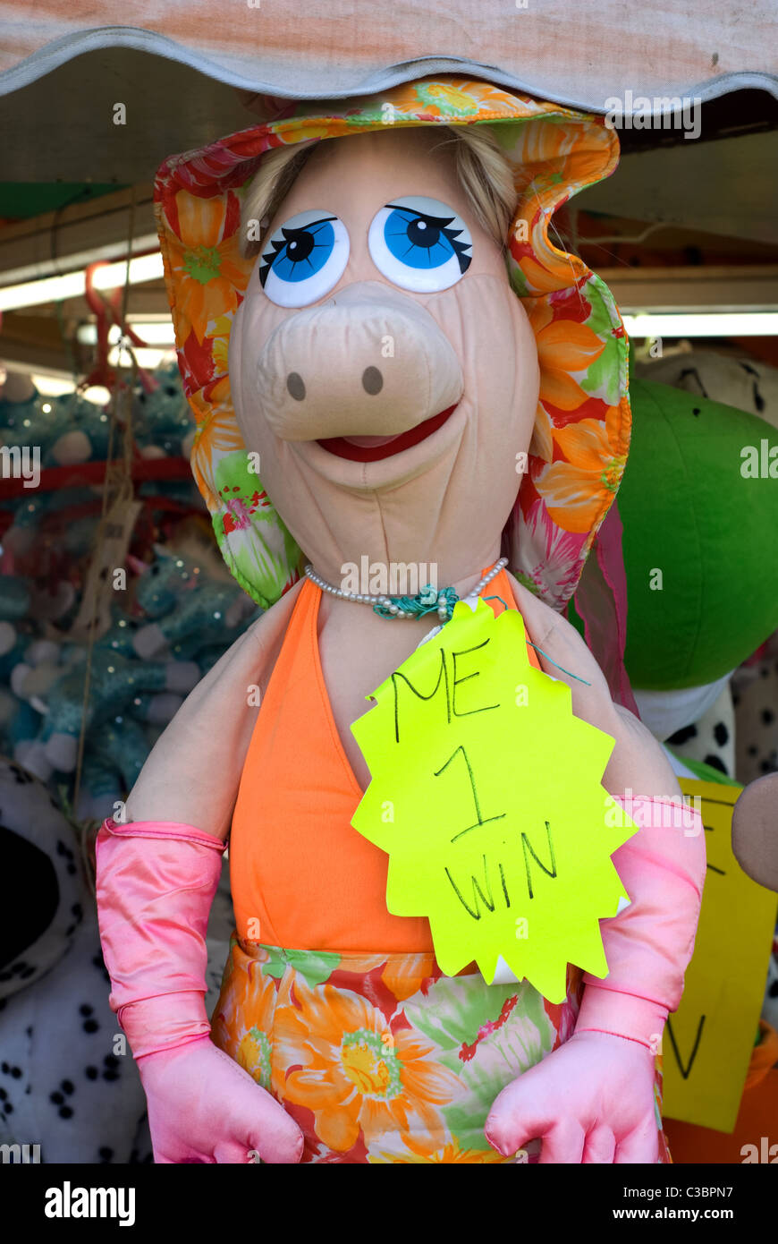 Missy Piggy at Fun Fair on Wanstead Flats Stock Photo Alamy