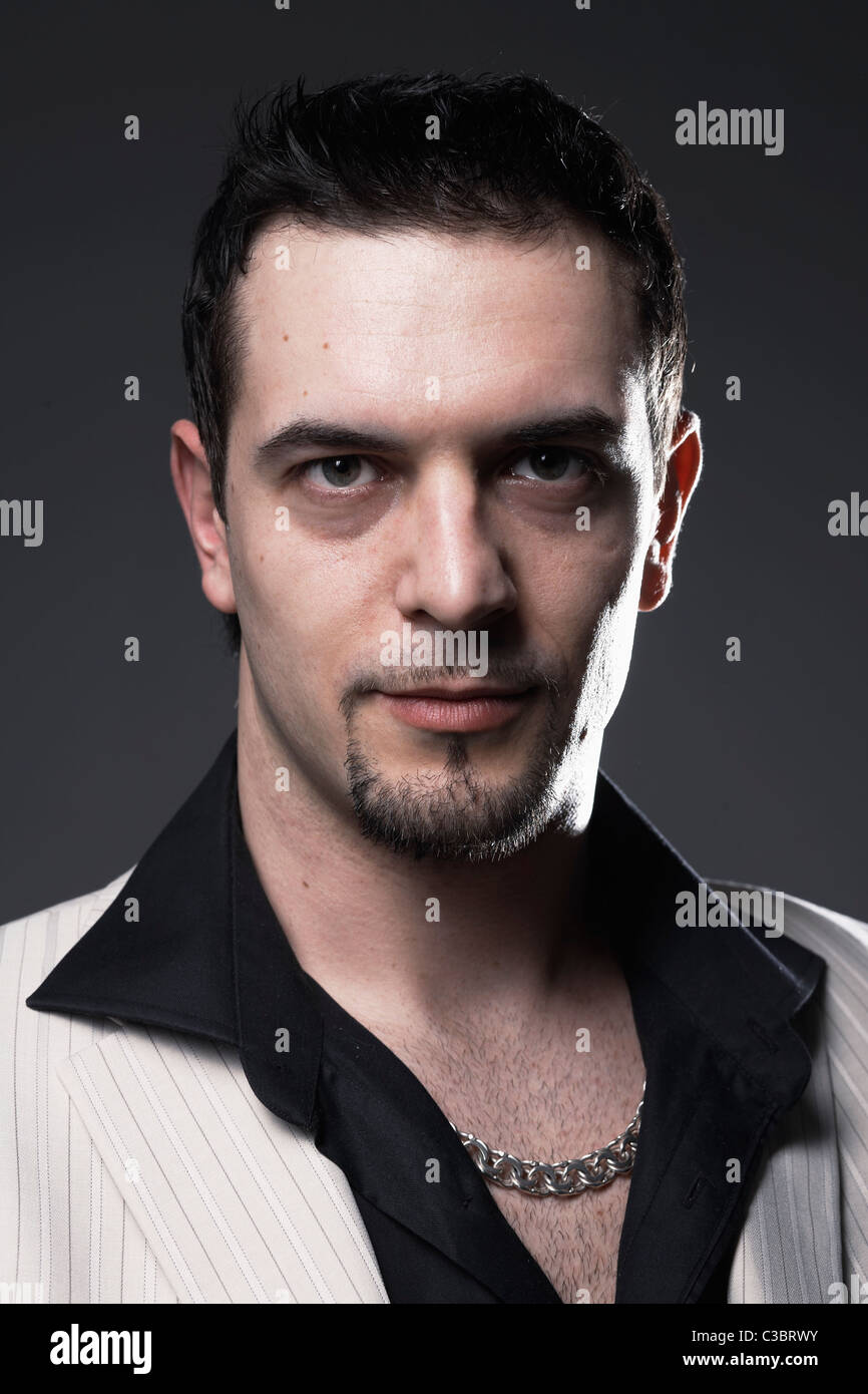 Portrait attractive man close hi-res stock photography and images - Alamy