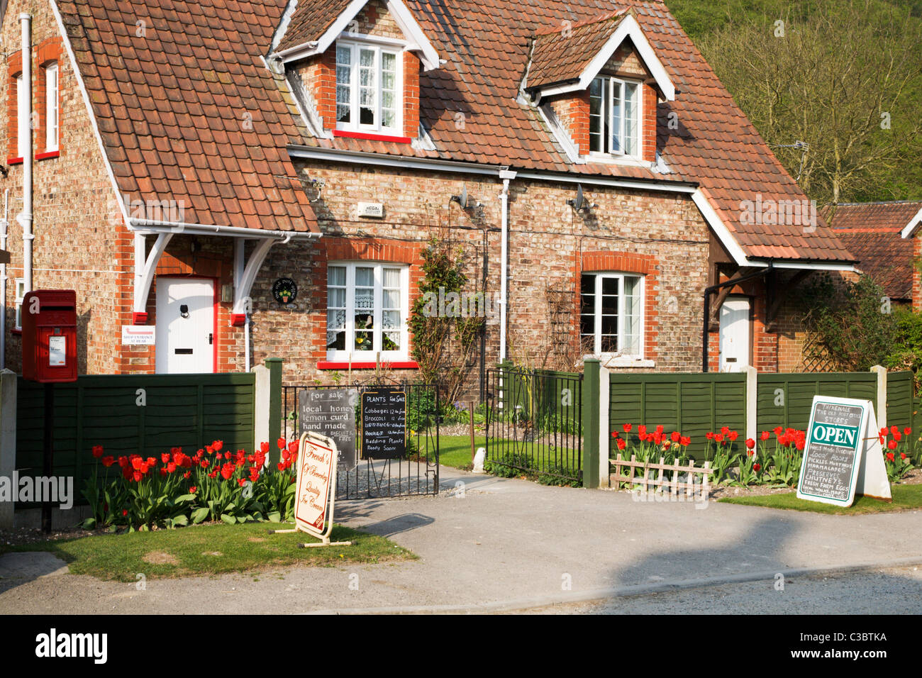 Old Post Office Stores Thixendale East Riding of Yorkshire England Stock Photo Alamy