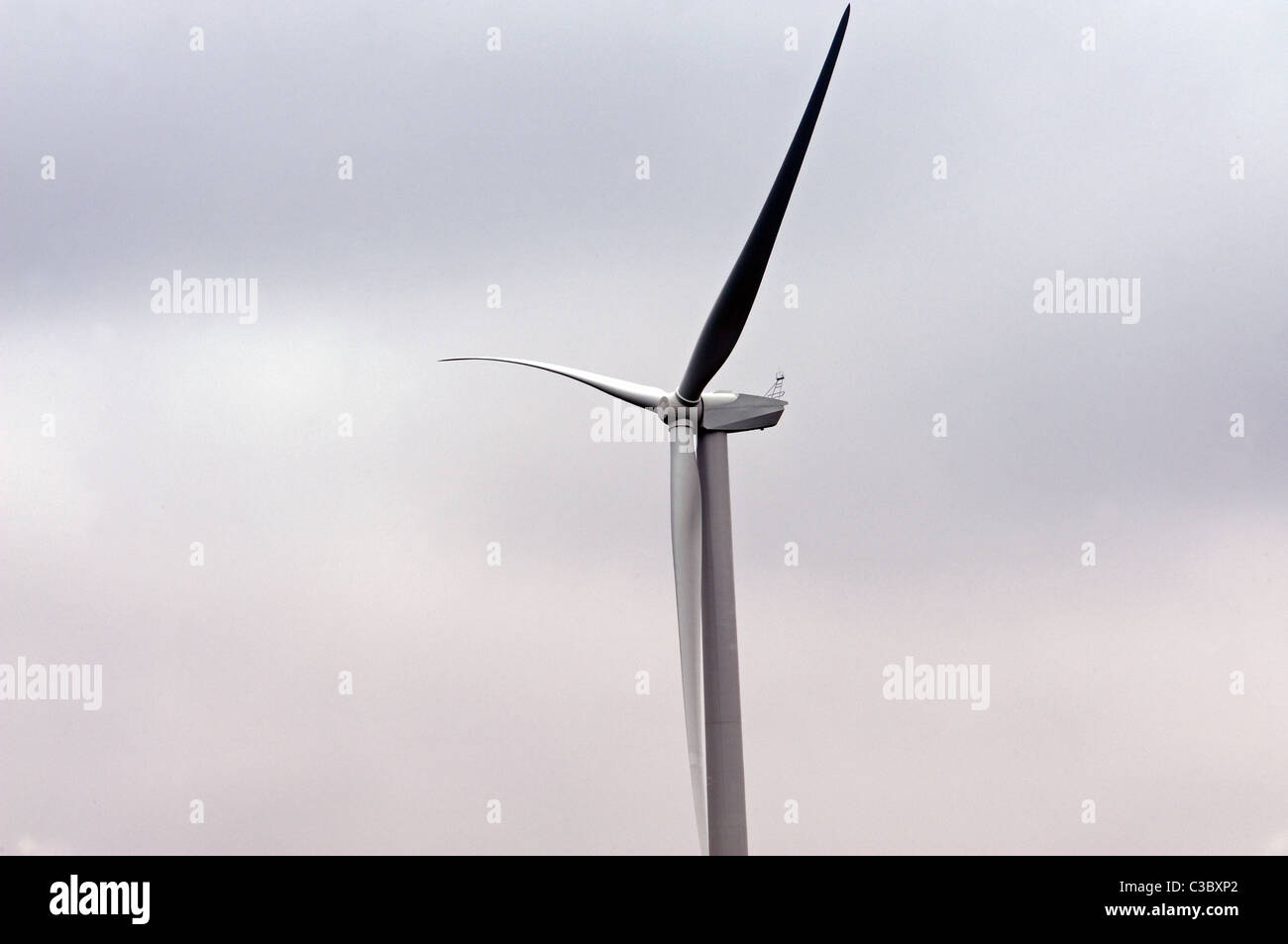 Wind turbine, UK. Stock Photo