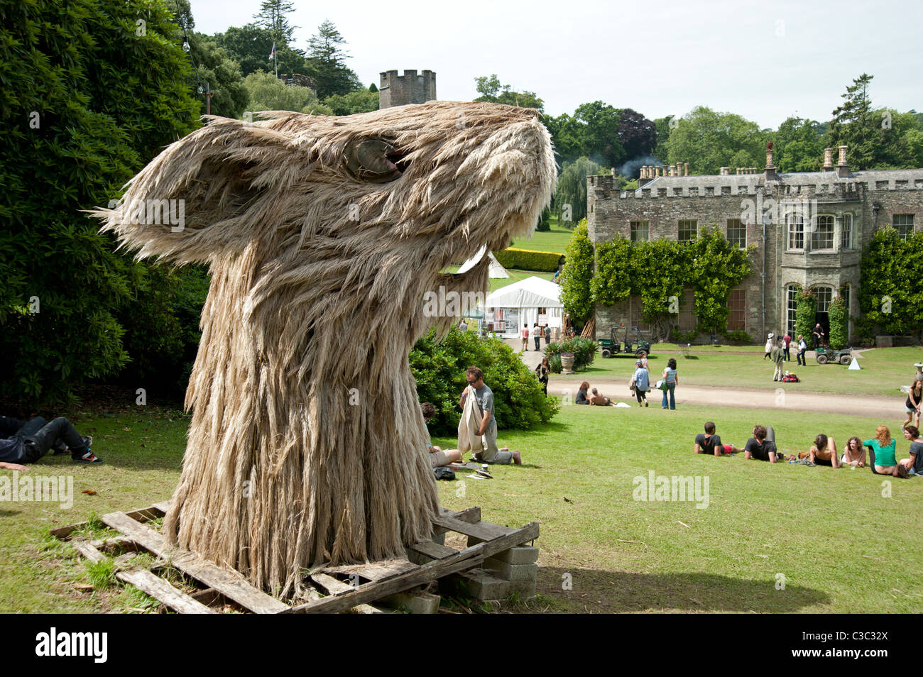 The Rodent head at the Port Eliot Literary Festival St Germans Cornwall UK Stock Photo