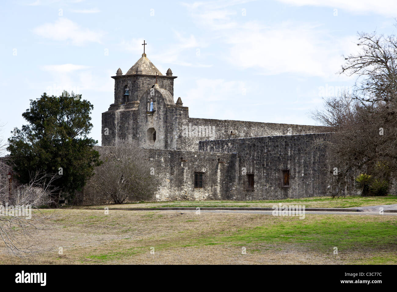 Presidio La Bahia, old Spanish Fort Stock Photo