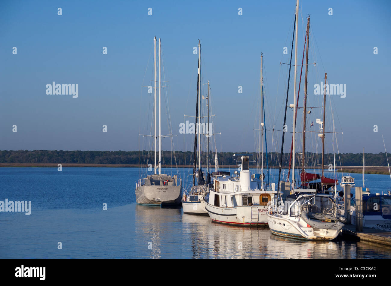 St. Marys. Waterfront area along the St. Marys River