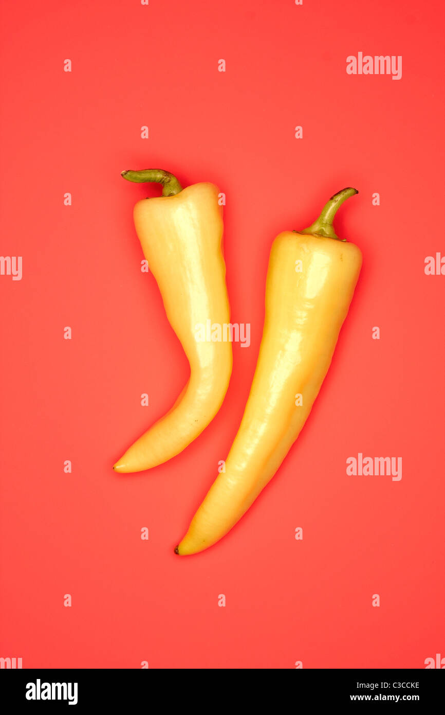 Banana Pepper Stock Photo