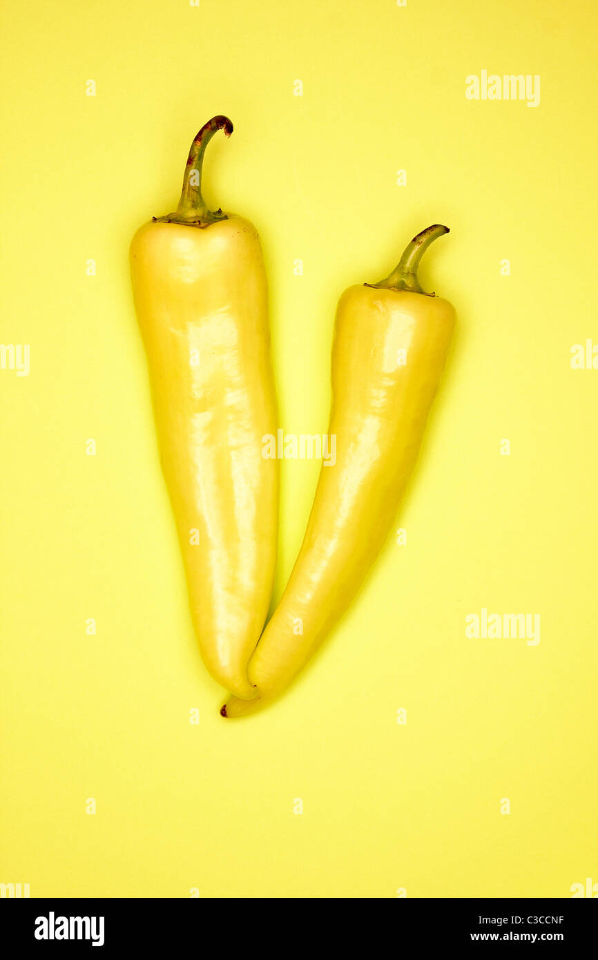 Banana Pepper Stock Photo
