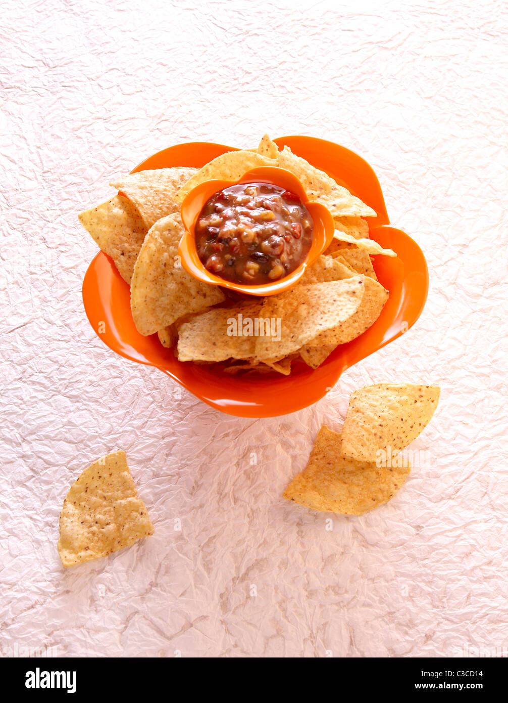 Chips and salsa Stock Photo