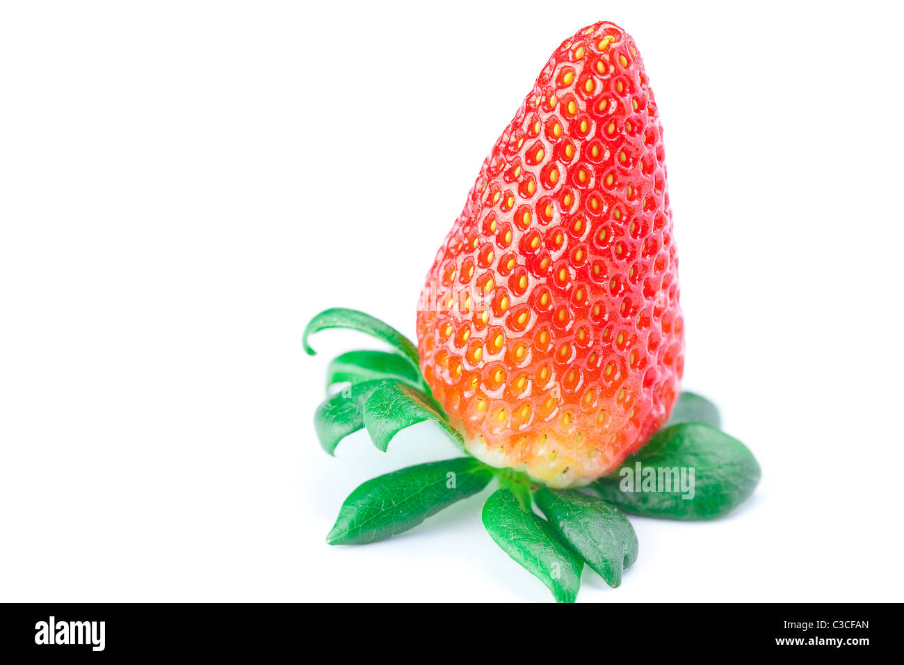 big juicy red ripe strawberries isolated on white Stock Photo - Alamy