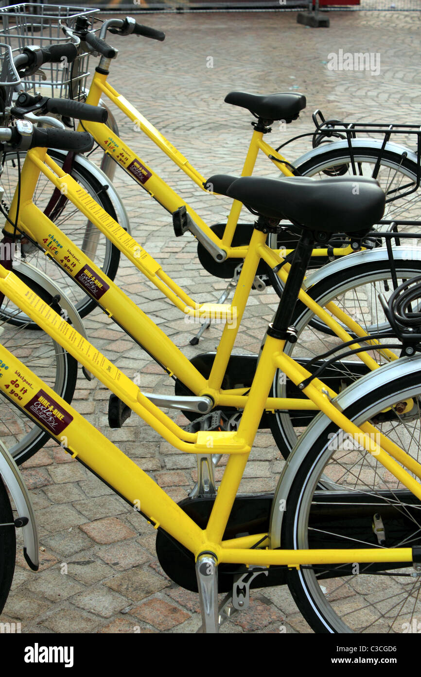 Blackpool Park and Ride Sustainable Green Cycling Scheme Stock Photo