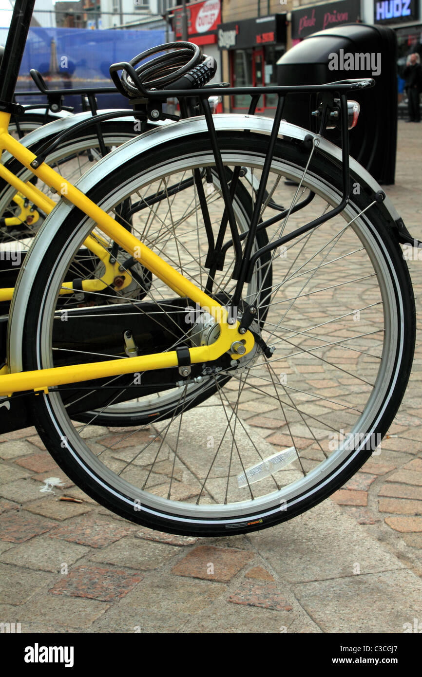 Blackpool Park and Ride Sustainable Green Cycling Scheme Stock Photo