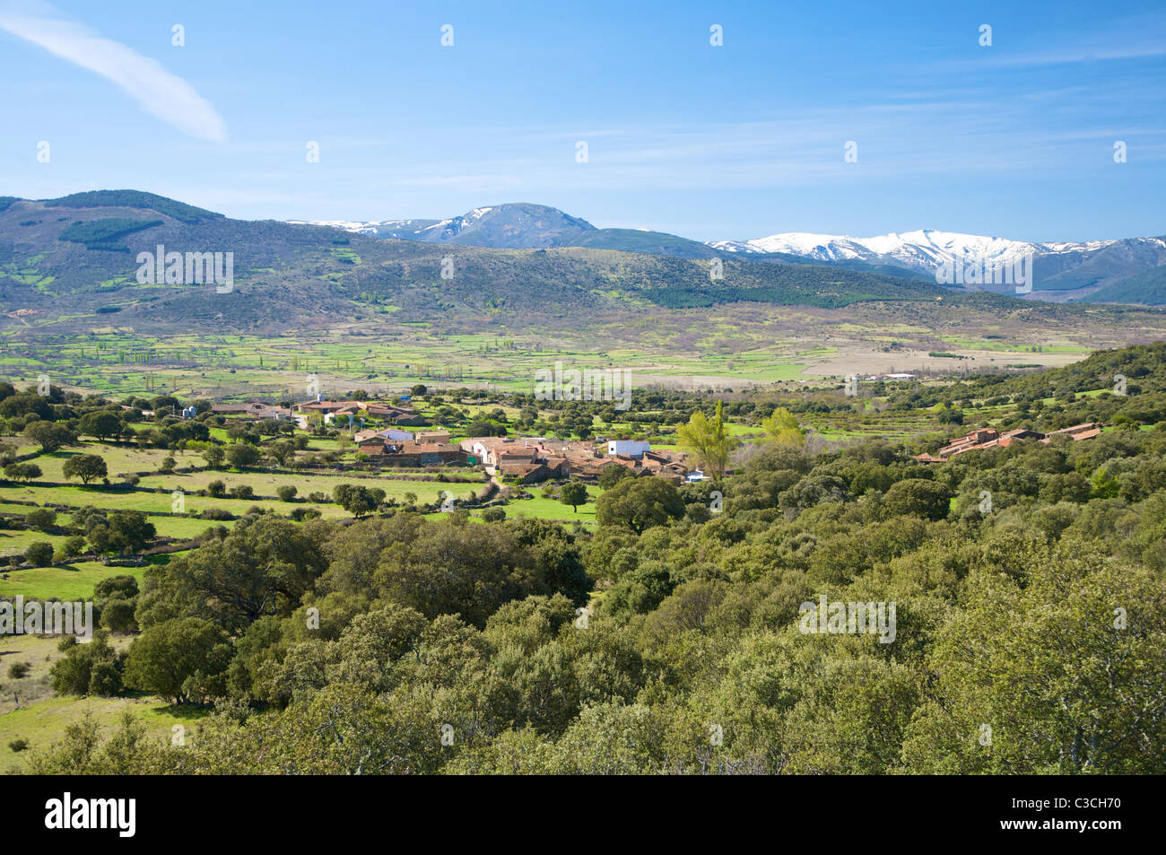gredos mountains in avila spain Stock Photo - Alamy