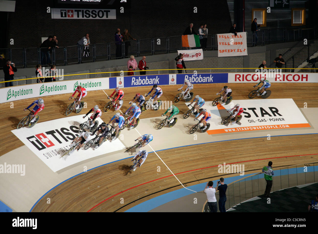 Men's Omnium Points Race UCI Track Cycling World Championships Apeldoorn netherlands 25 March
